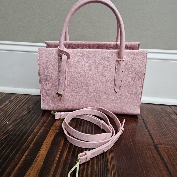 Radley London Painted Pink Handbag with glitter - Picture 1 of 5